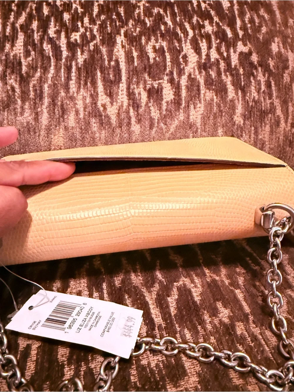 Coach crossbody yellow